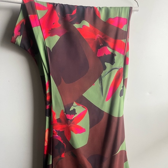 Floral Button-Up Two Piece Plus Size Set - Picture 5 of 6